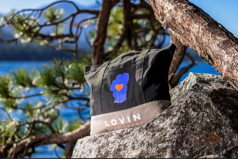 Canvas Tote Bag w/ zippered pockets