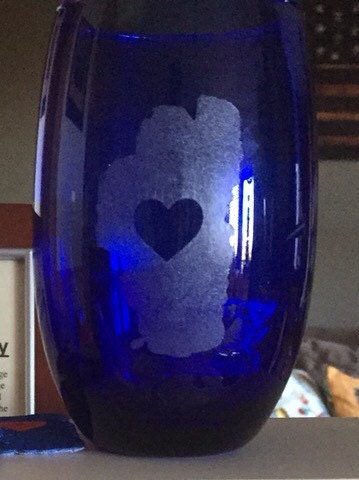 Cobalt Stemless Wine Glass 15oz